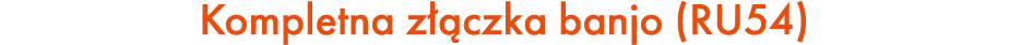 Kompletna z czka banjo (RU54)
