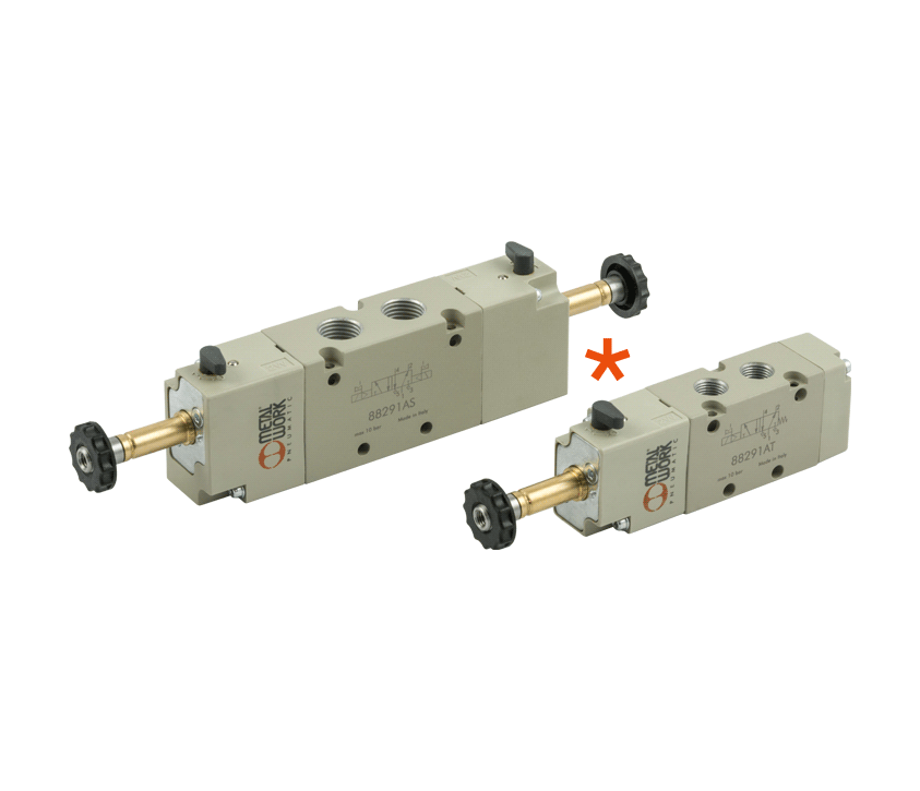 Solenoid Valves Series 70 with hand lever operator