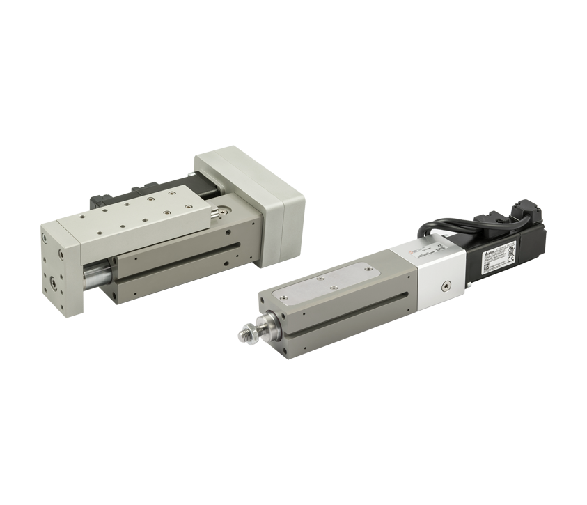 Electric Slide Series Elektro CS and Electric compact Cylinder Series Elektro SSC having strokes up to 200 mm 